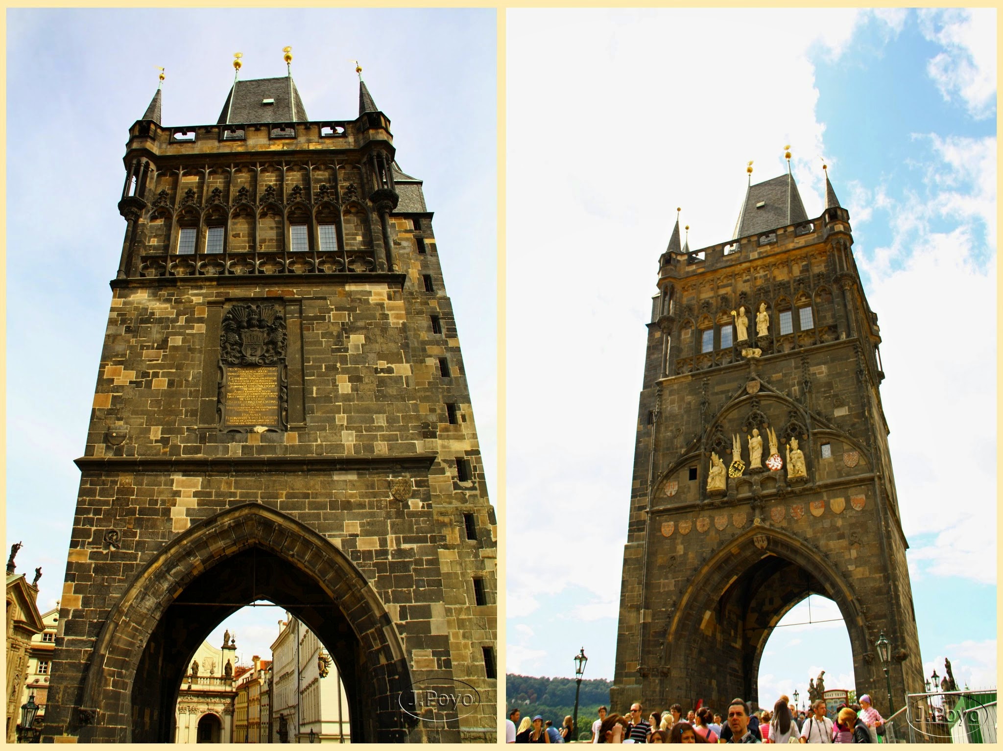 Torre del Puente de la ciudad vieja de Praga