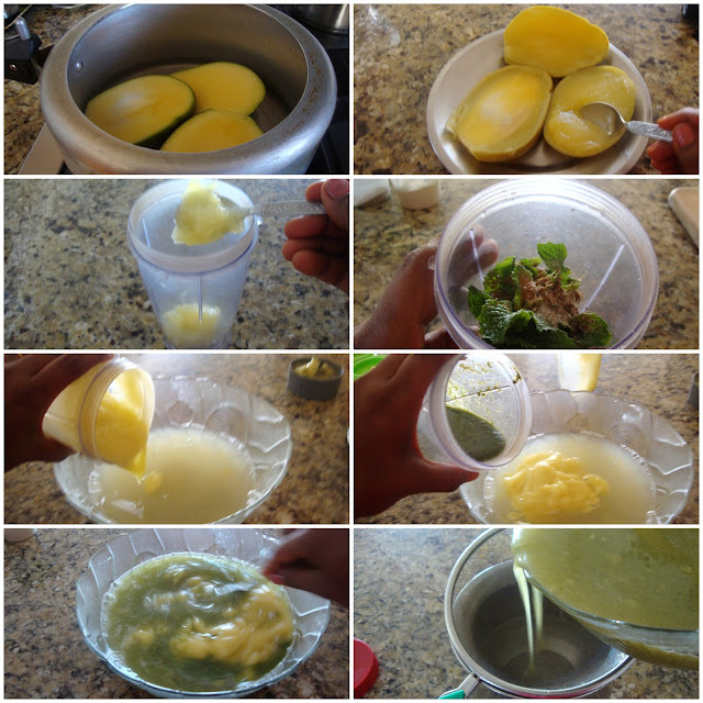 images of Aam Panna Recipe / Aam Ka Panna Recipe / Raw Mango Panna / Raw Mango Drink - A Summer Drink