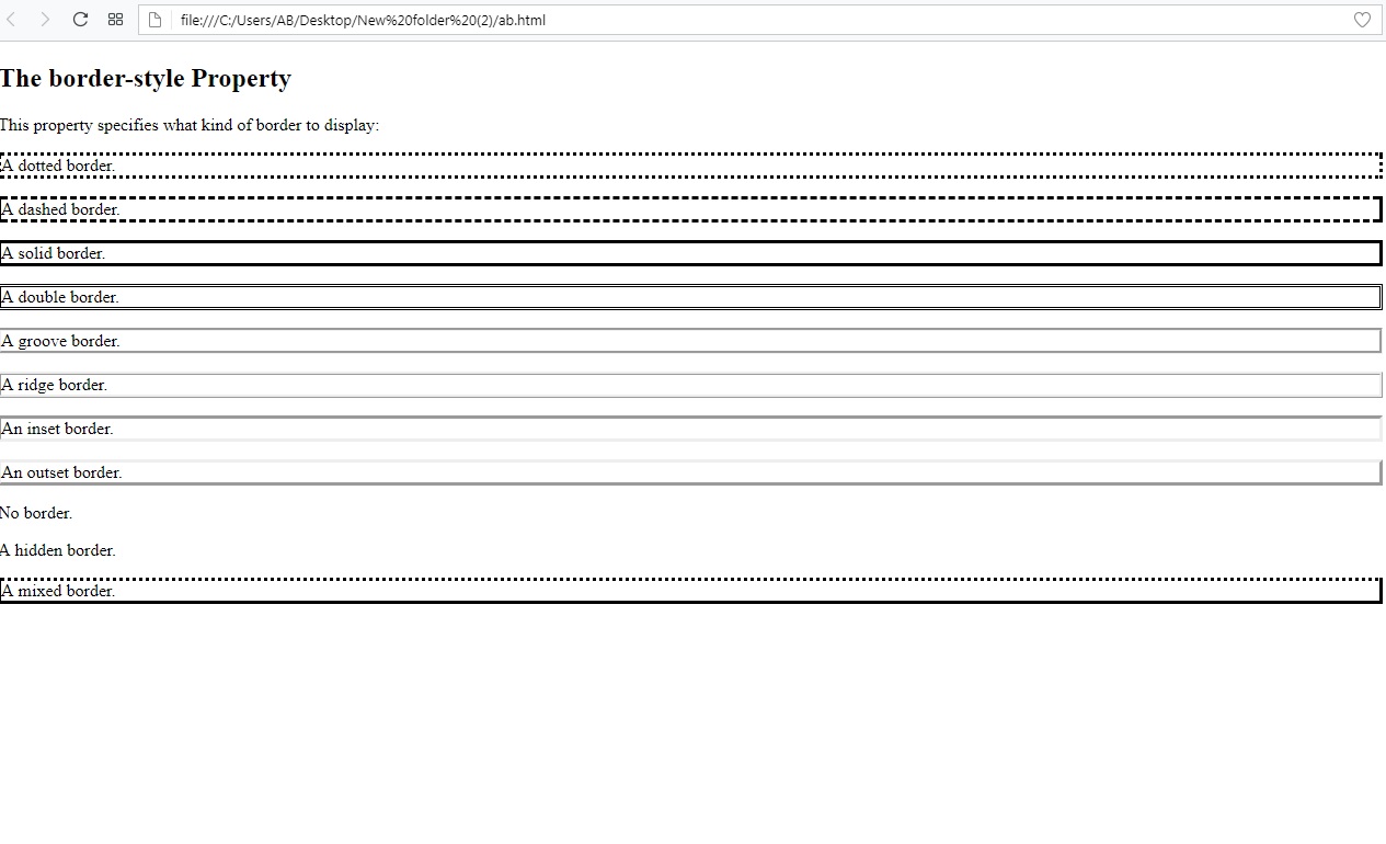 Make border in html and css ~ learning