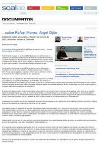 ...sobre Rafael Moneo: Ángel Gijón