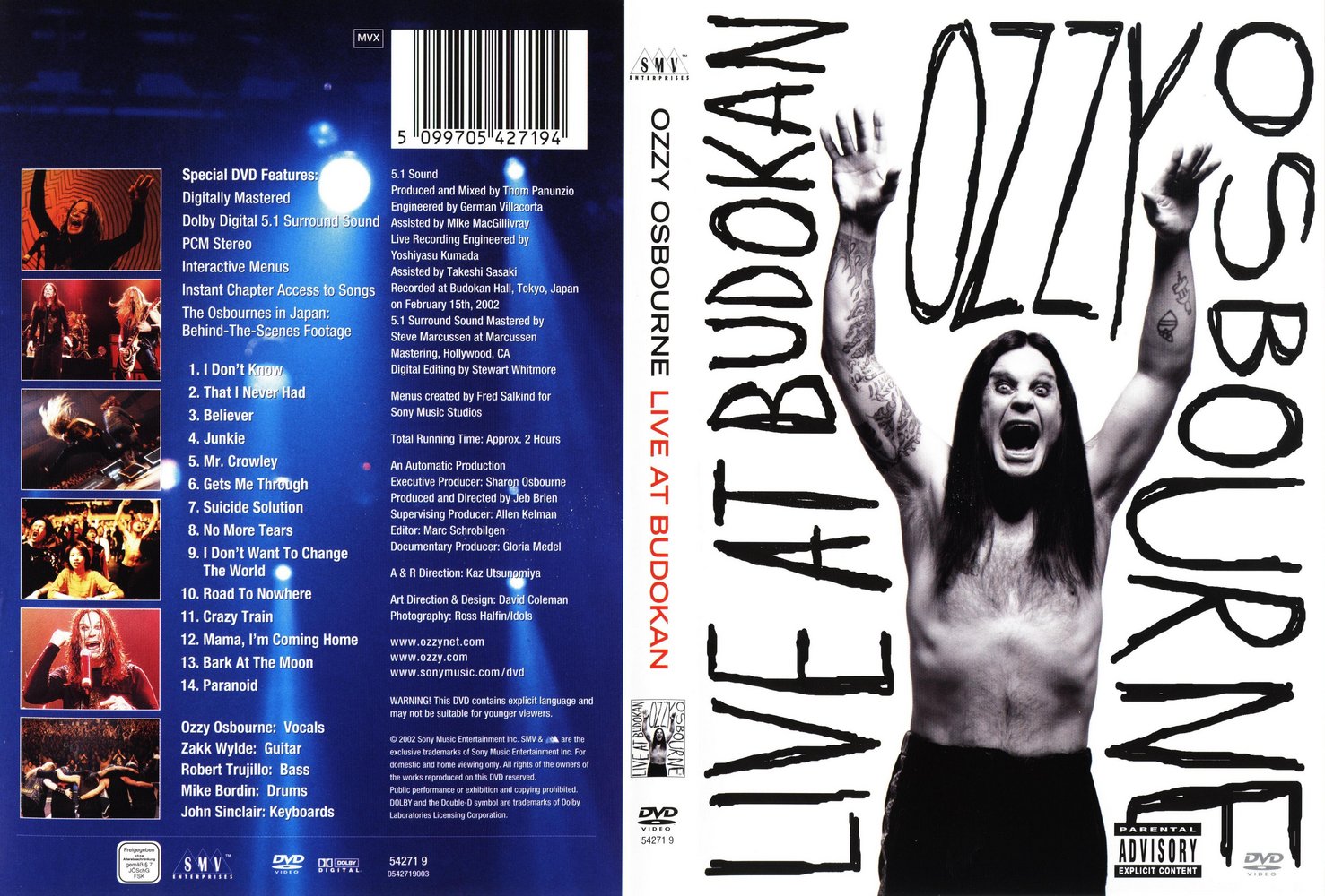 RMBS Rock Show Ozzy Osbourne Live At Budokan 2002