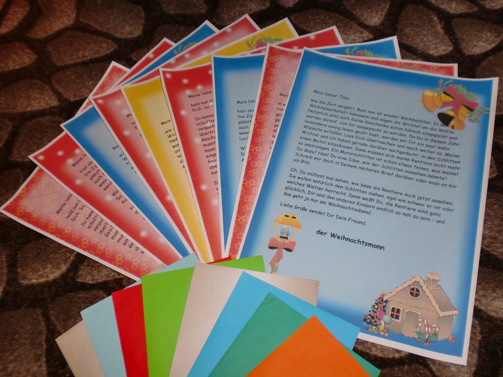 Kleenis bunte Seite: Briefe vom "Weihnachtsmann"