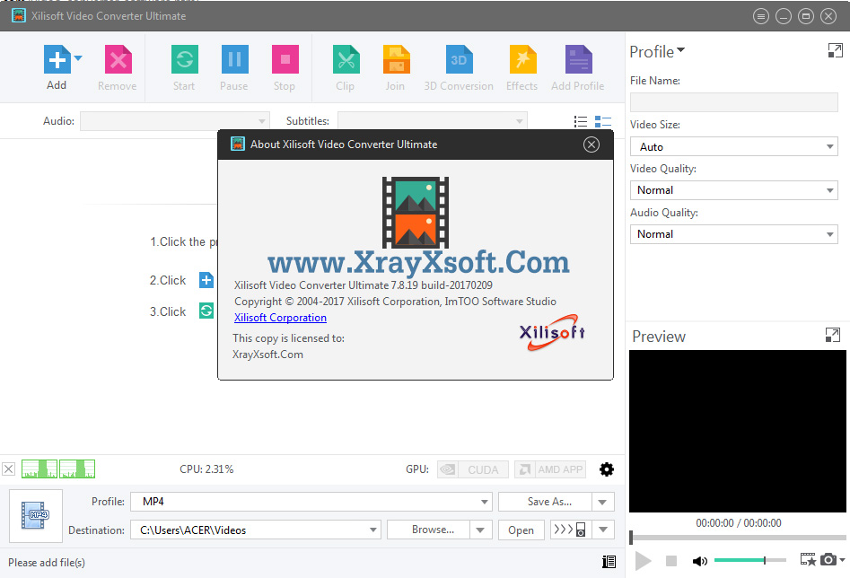 Xilisoft Video Converter Ultimate 7.8 19 Serial Key Xilisoft Video Converter Ultimate 7.8 19 Serial Key