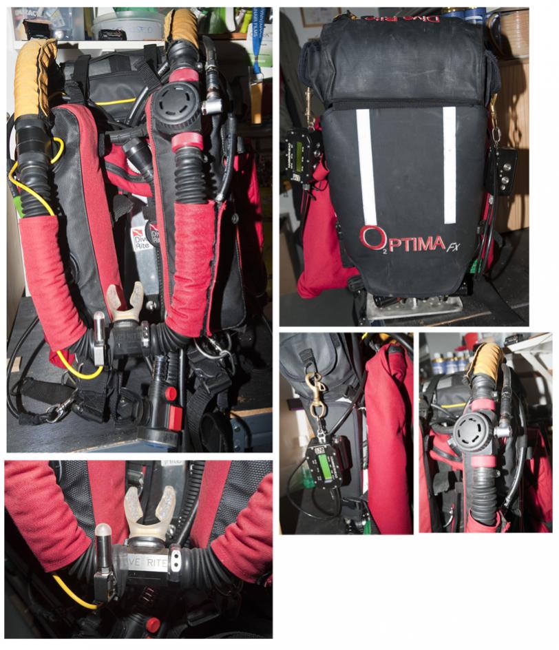 Corsi Subacquei VENDESI REBREATHER O2PTIMA FX DIVE.RITE OPTIMA FX