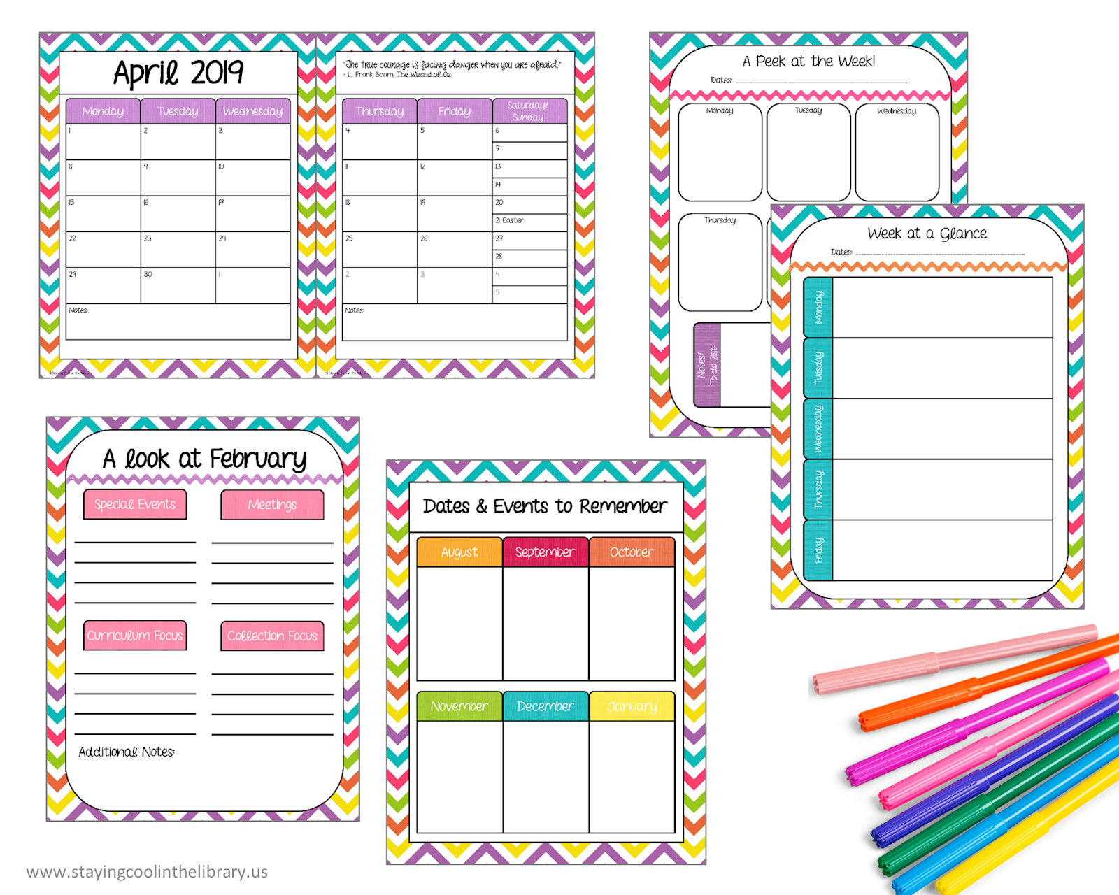 School Library Planners Staying Cool in the Library