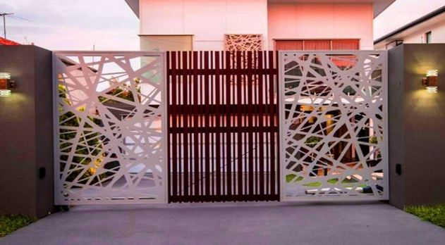 10 Desain Pagar Minimalis 2019 - 2 DEKORASI RUMAH