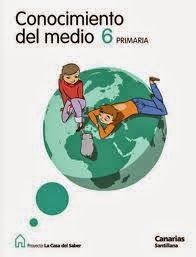 Libro digital de cono santillana sxto Primaria.