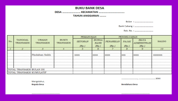 Buku Bank Desa http://updesa.blogspot.co.id