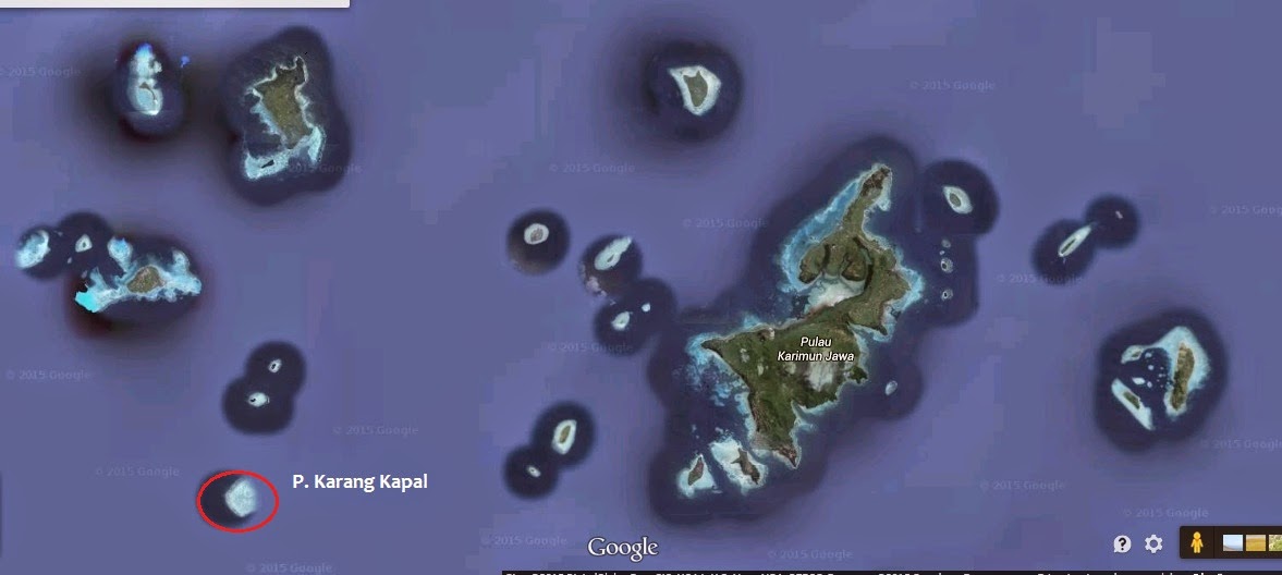 lokasi pulau karang kapal di karimunjawa