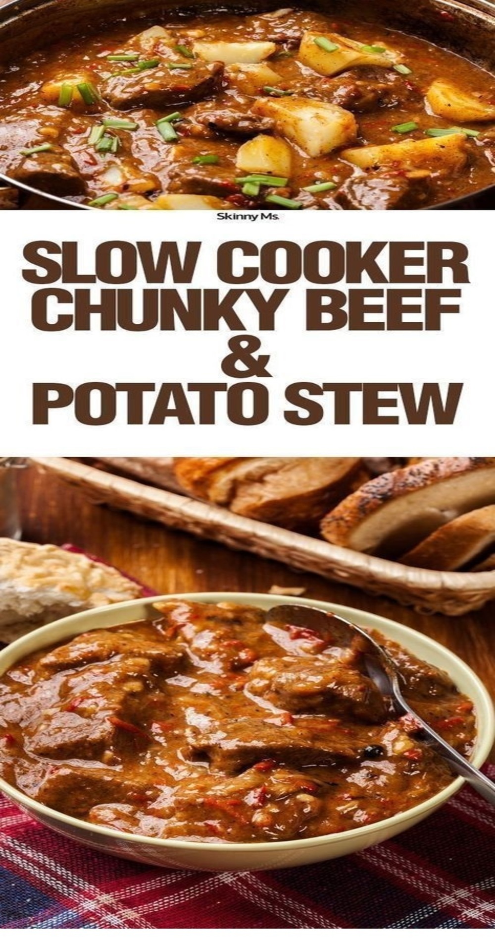 Slow Cooker Thick & Chunky Beef Stew Recipe