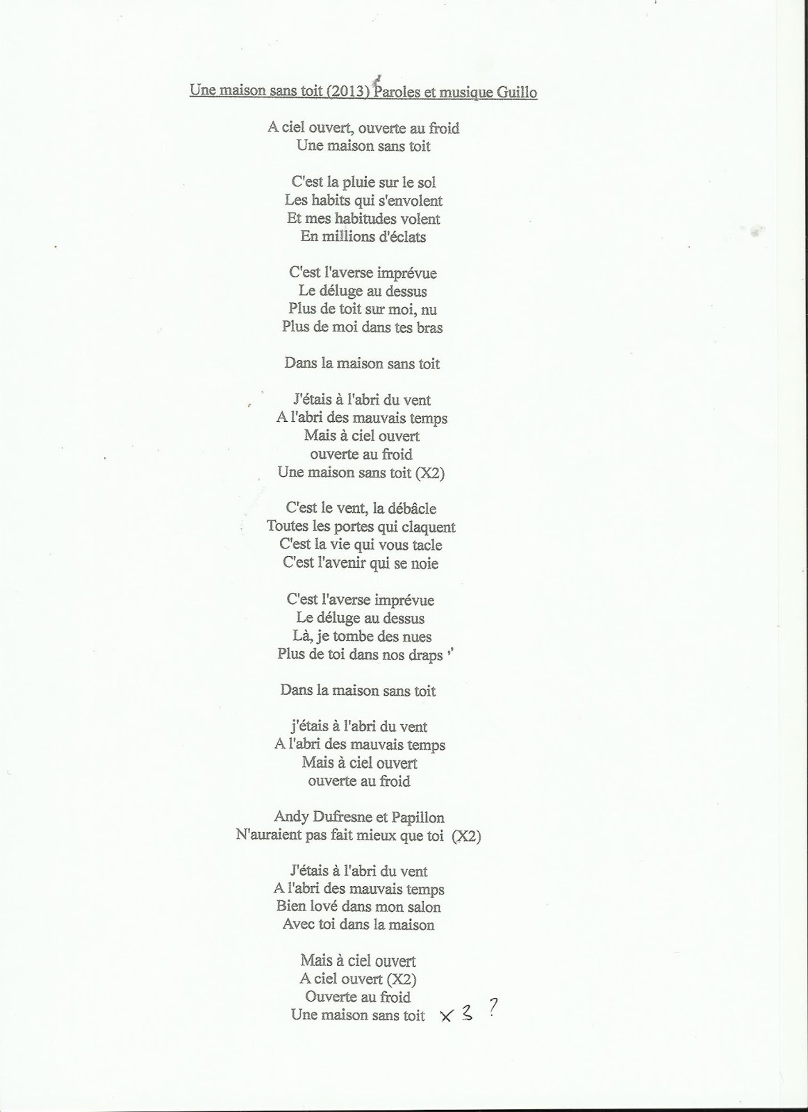 Chen Gai France ) renan luce la lettre