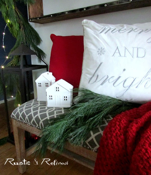 decorating the entryway for christmas with modern and rustic touches for the perfect holiday setting 0