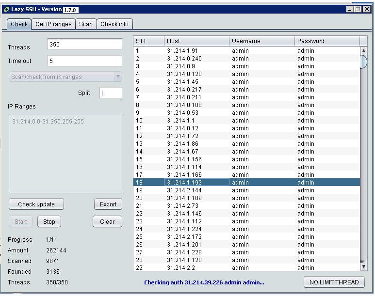 [Image: Lazy%2BSSH%2B-%2BSSH%2BScanner%2B-%2BSSH...V1.7.0.png]