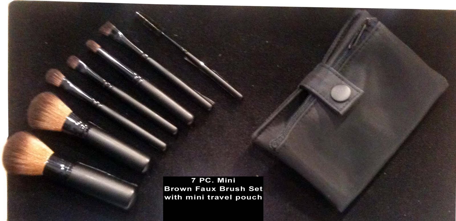 Brushes by Karen / ColorStrokes Cosmetics New.... Mini Brown Faux