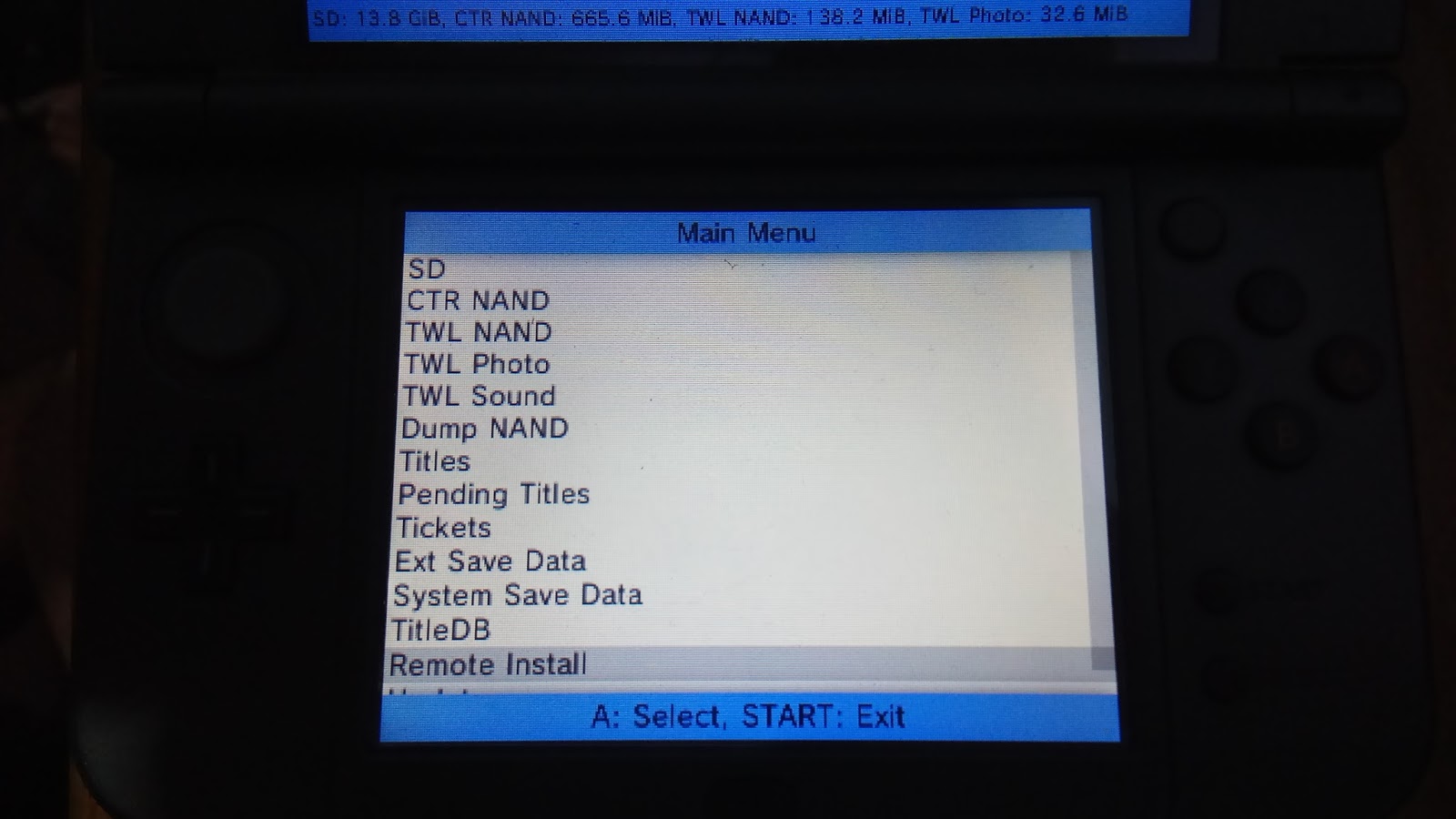 Instalación remota de archivos .cia con FBI installer en Nintendo 3DS