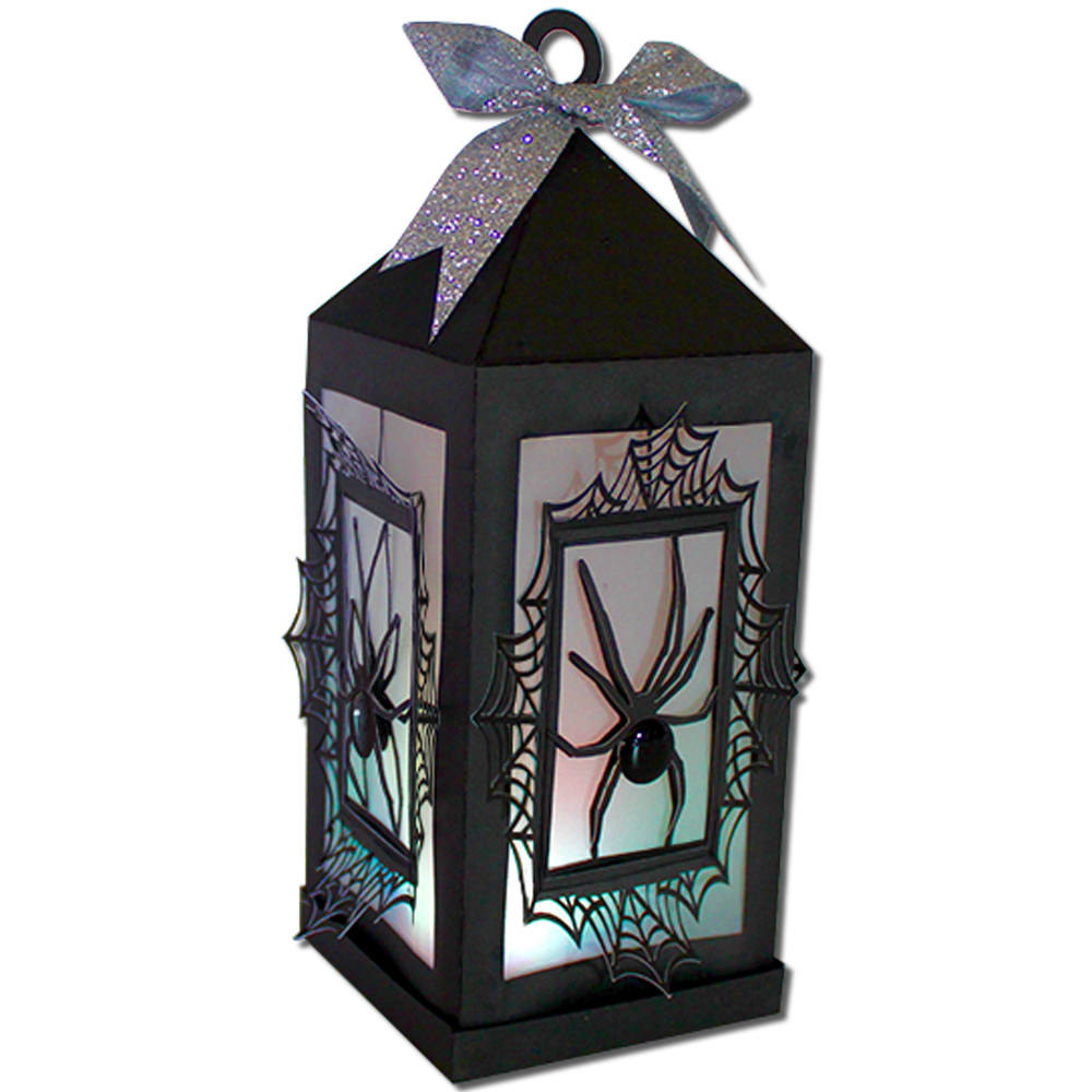 JMRush Designs: Spider Web Lantern (Flameless)