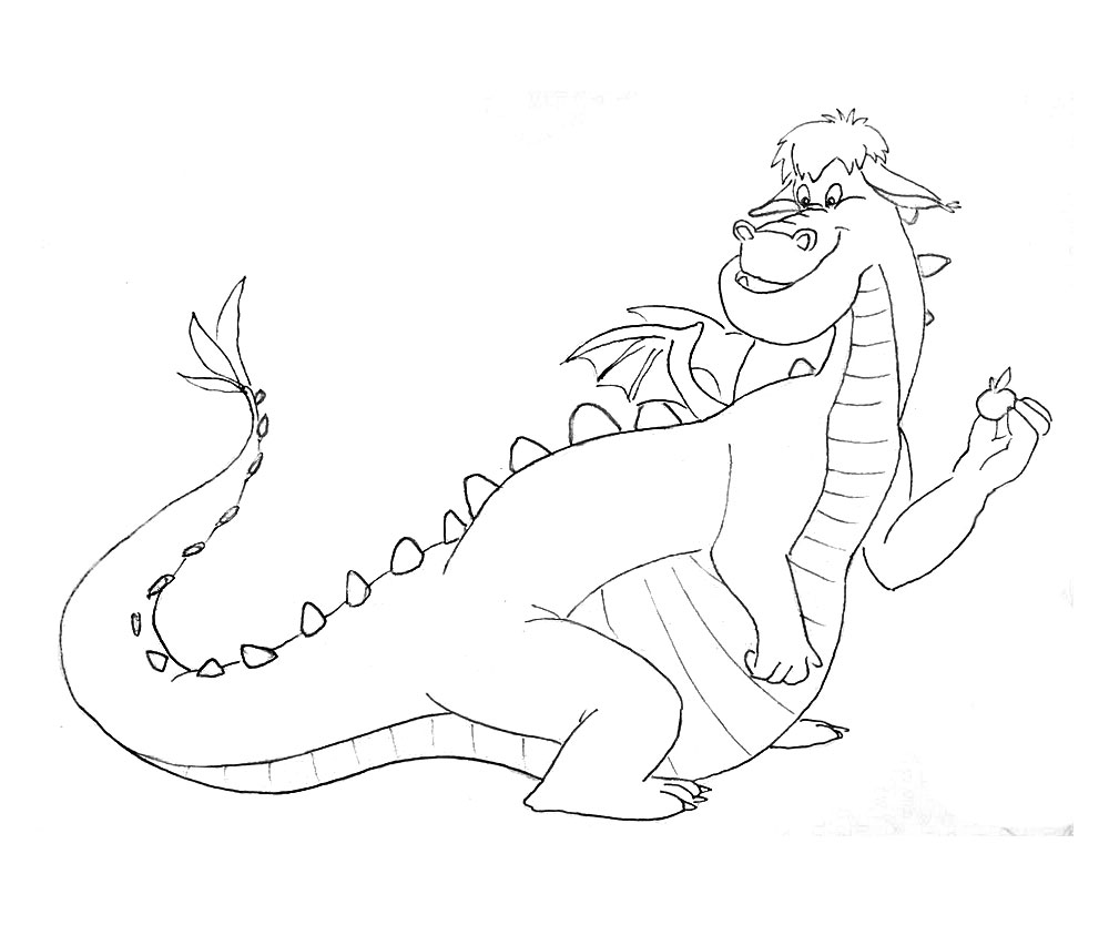 10 Top Pete Dragon Printable Coloring Pages Yumiko Fujiwara