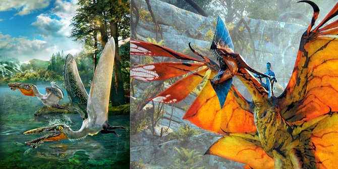 Unikxc blogspot com Naga Terbang  di Film Avatar  Beneran Ada