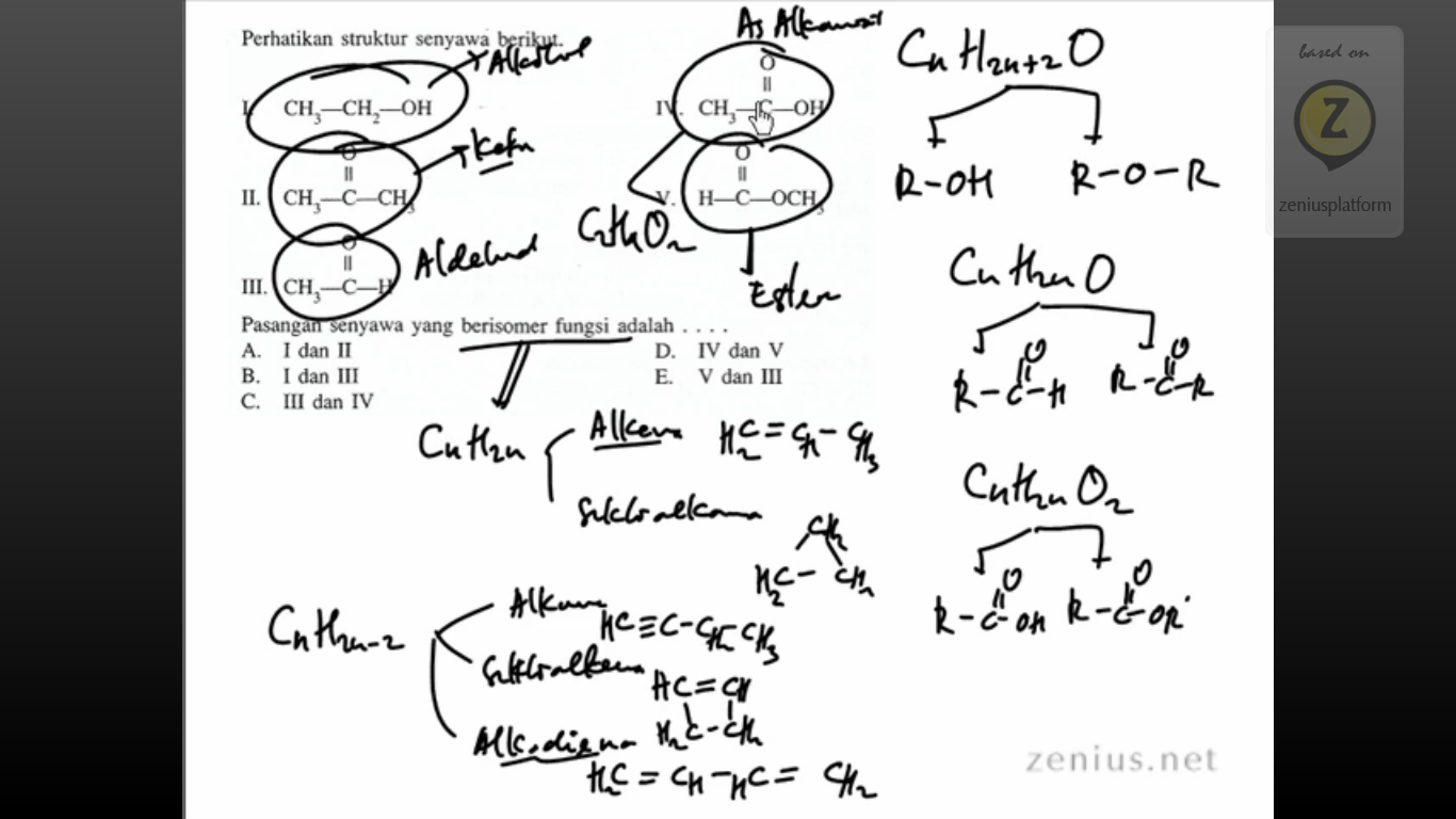 Soal dan Pembahasan Keisomeran Senyawa Turunan Alkana
