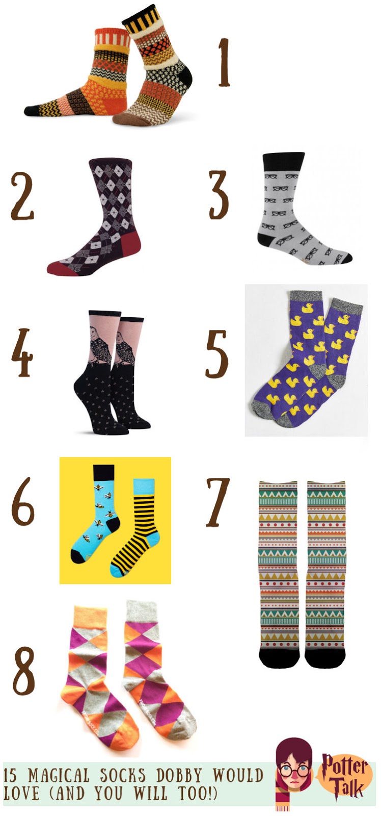 15 Magical Socks Dobby Would Love (and you will too!)