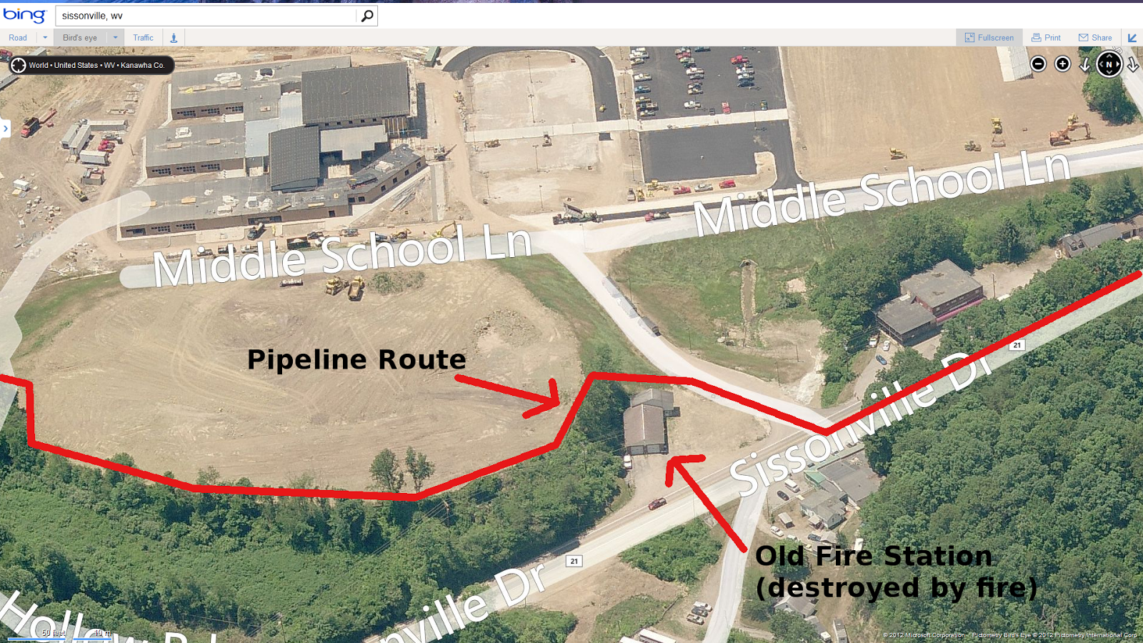 BillHustonBlog Was the Sissonville Fire Station destroyed because of a