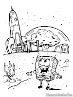 SpongeBob Melihat Pesawat Ruang Angkasa Sandy