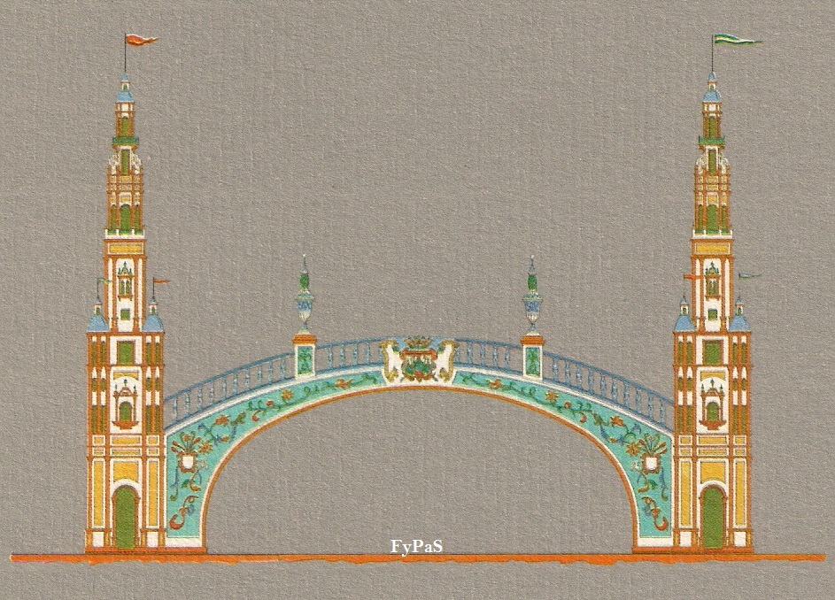 Fotos y postales antiguas de Sevilla Portadas de La Feria de Abril.