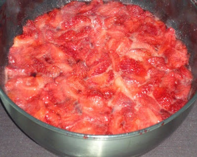 strawberries cooked to soft