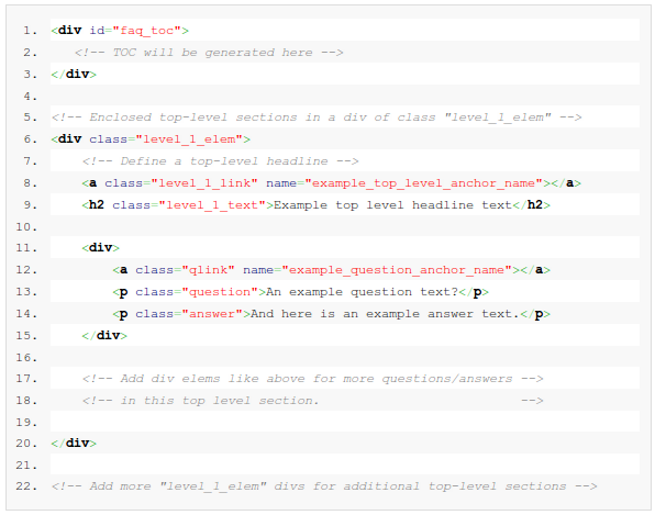Automatically create a table of contents with jQuery