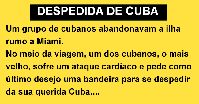 Uma despedida de Cuba à grande Uma despedida de Cuba à grande