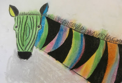 zebra art for kids