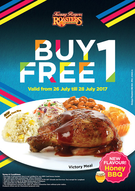 Kenny Rogers ROASTERS Malaysia Buy 1 FREE 1 Victory Meal Promotion