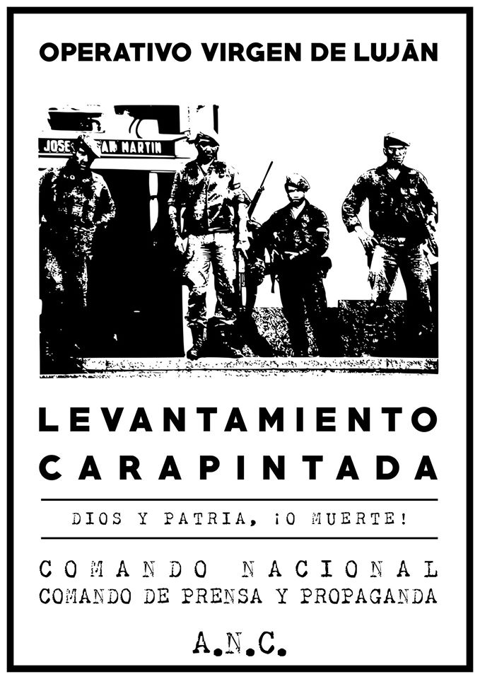 ACCIÓN NACIONAL CATÓLICA (ANC): 3 DE DICIEMBRE DE 1990: LEVANTAMIENTO