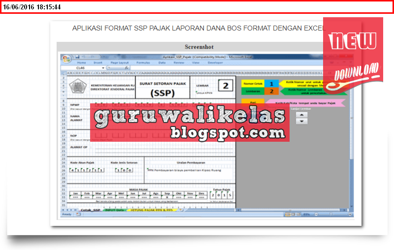 Format Ssp Excel Format Ssp Excel