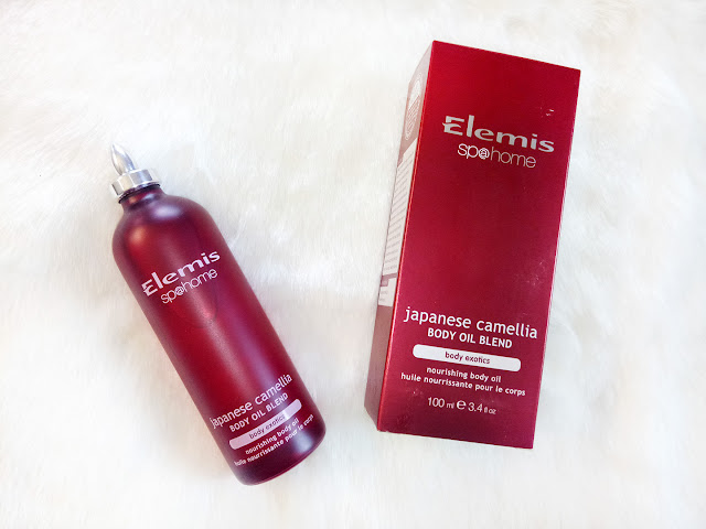 ELEMIS Spa Home Japanese Camellia Body Oil , body oil, red alice rao, top beauty blog of pakistan, top blog of pakistan