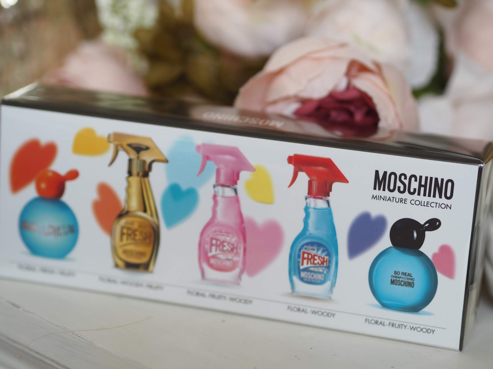 moschino perfume miniature collection