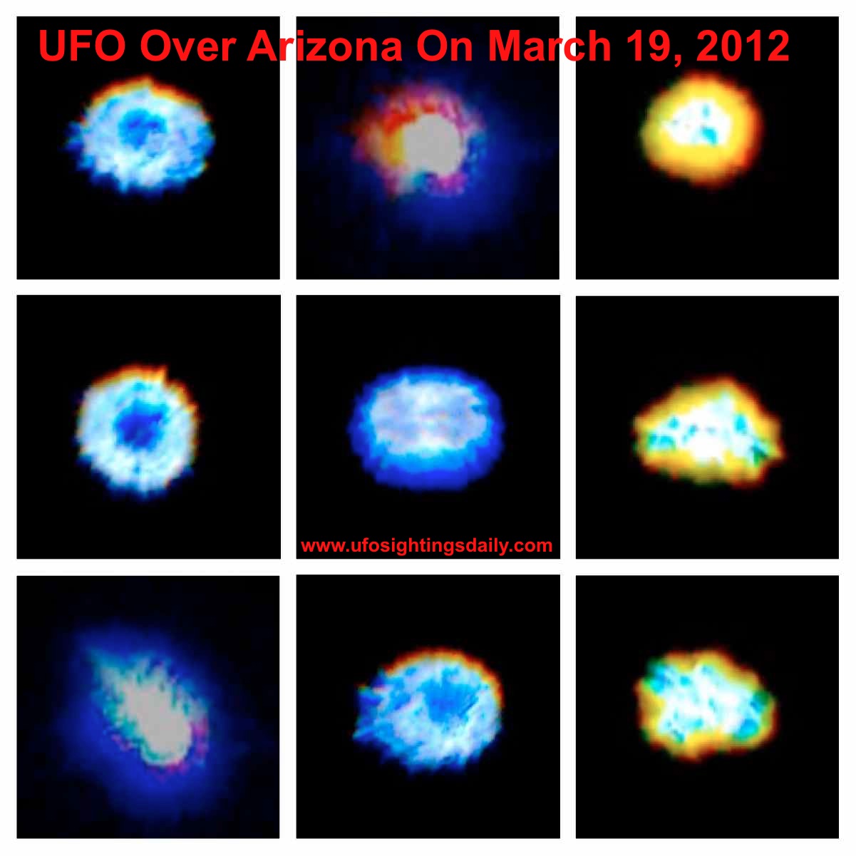 UFO SIGHTINGS DAILY: UFO Near Area 51 in Kingman, Arizona on March 19, 2013.