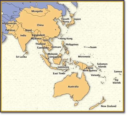AsiaPacific Map 