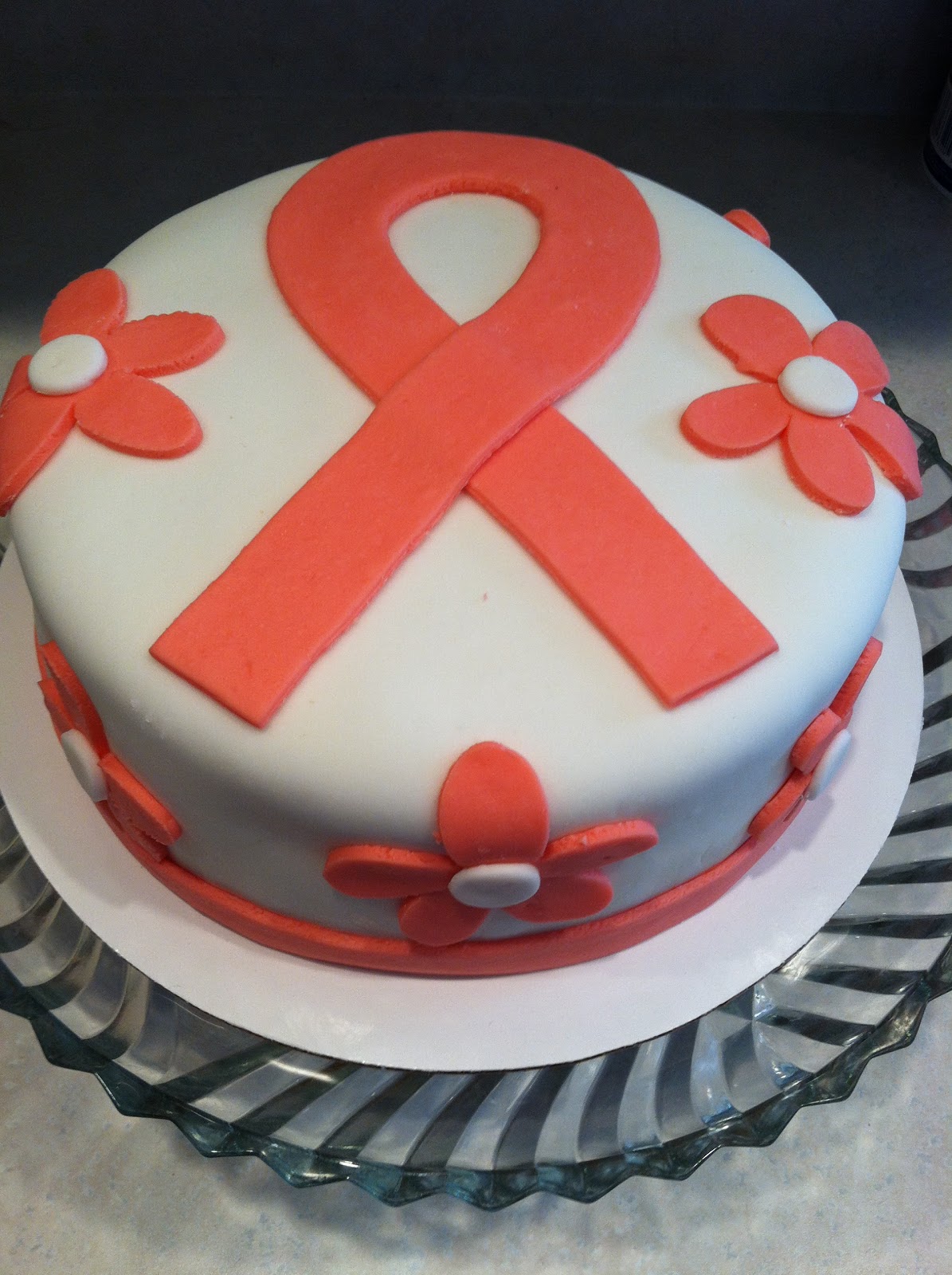 Marshmallow Masterpieces! Breast Cancer Awareness Cake