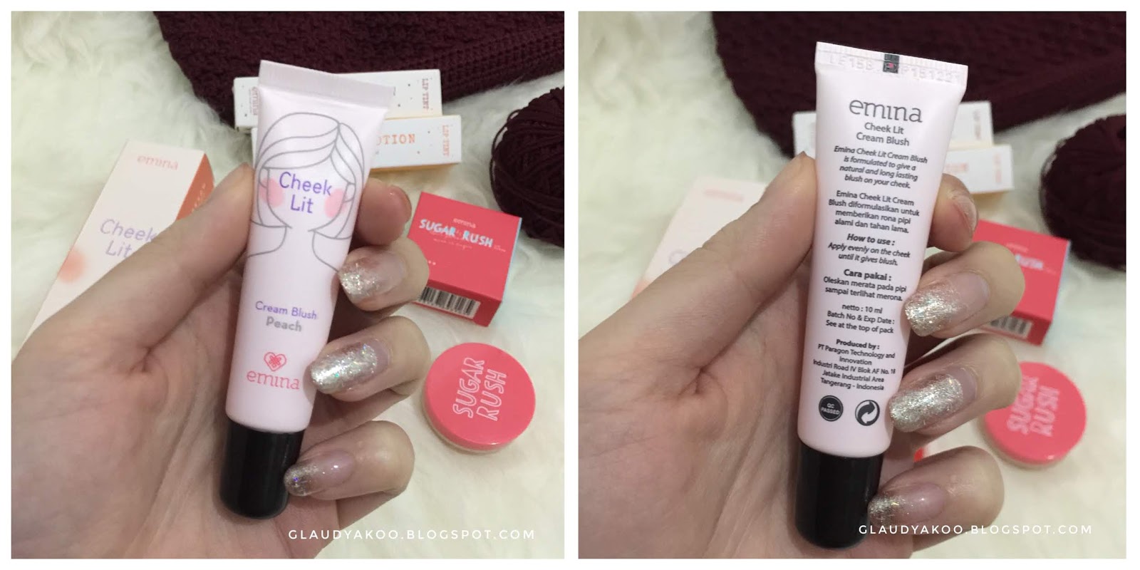 Mademoiselle Reverie [REVIEW] Emina Cream Blush, Lip Tint and Lip Scrub