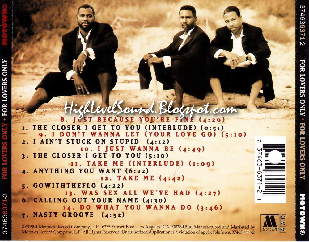 highest level of music For Lovers Only Self Titled(Retail_Album