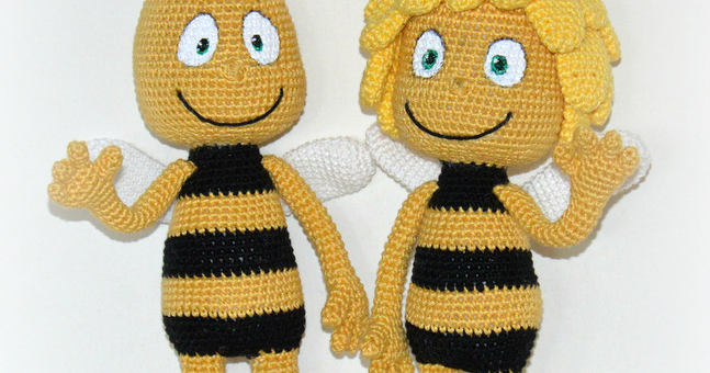 Häkelblog - Täglich neue Anleitungen: Maja und Willi -Häkelanleitung