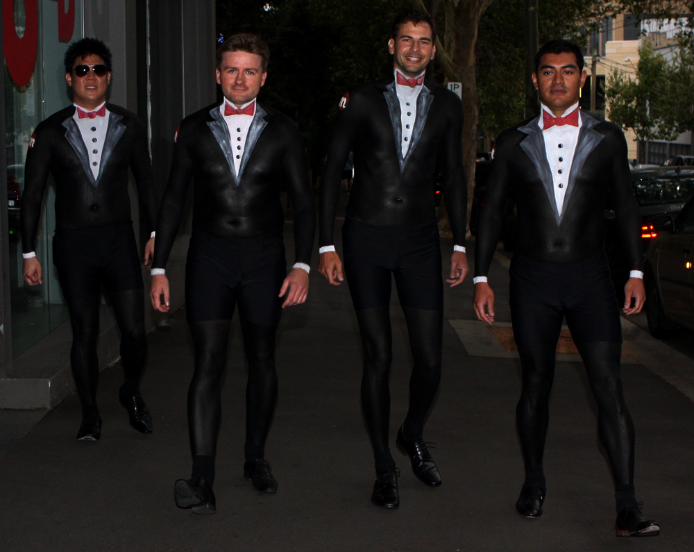 Human Entertainment Online Bodypainted tuxedo suits hits the mark for