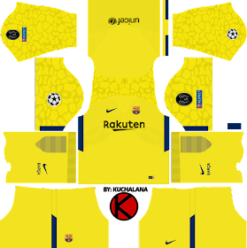 UEFA Champions League 2017-18 Barcelona Kits