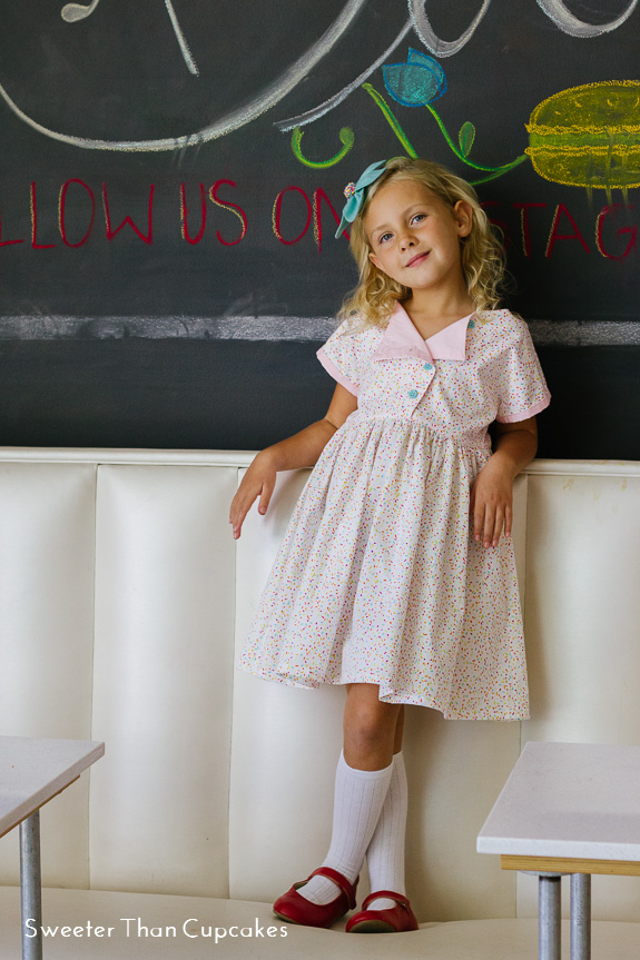 Sweeter Than Cupcakes Sprinkles Birthday Dress