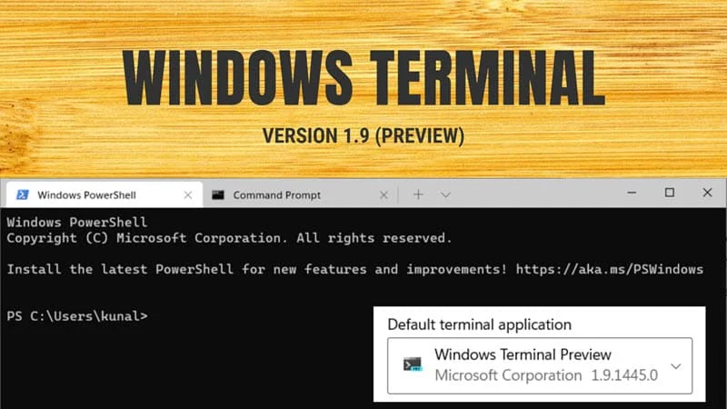 How to change default terminal application in Windows 10