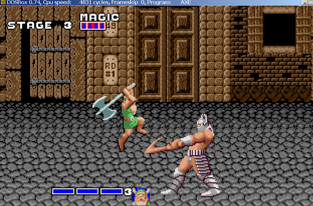 The Best Games Ever Golden Axe Stage 3 Boss Screenshot