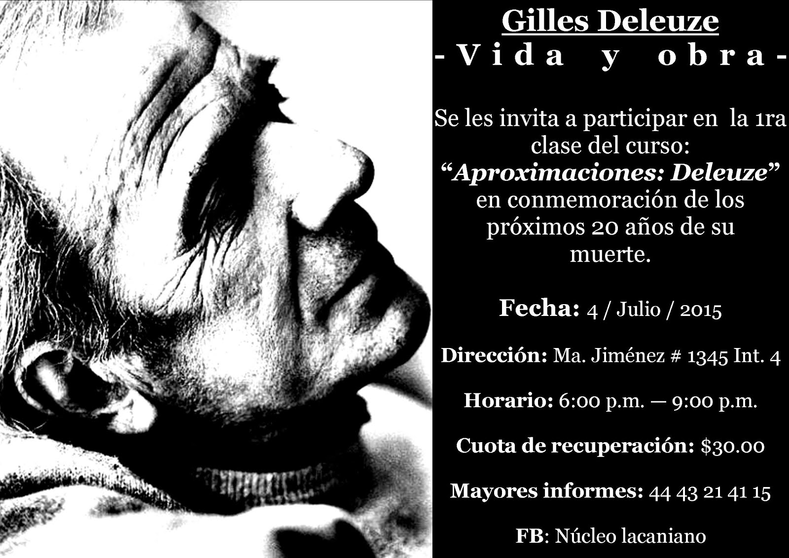 Gilles Deleuze. Vida y obra