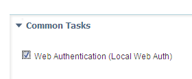 ISE local web auth