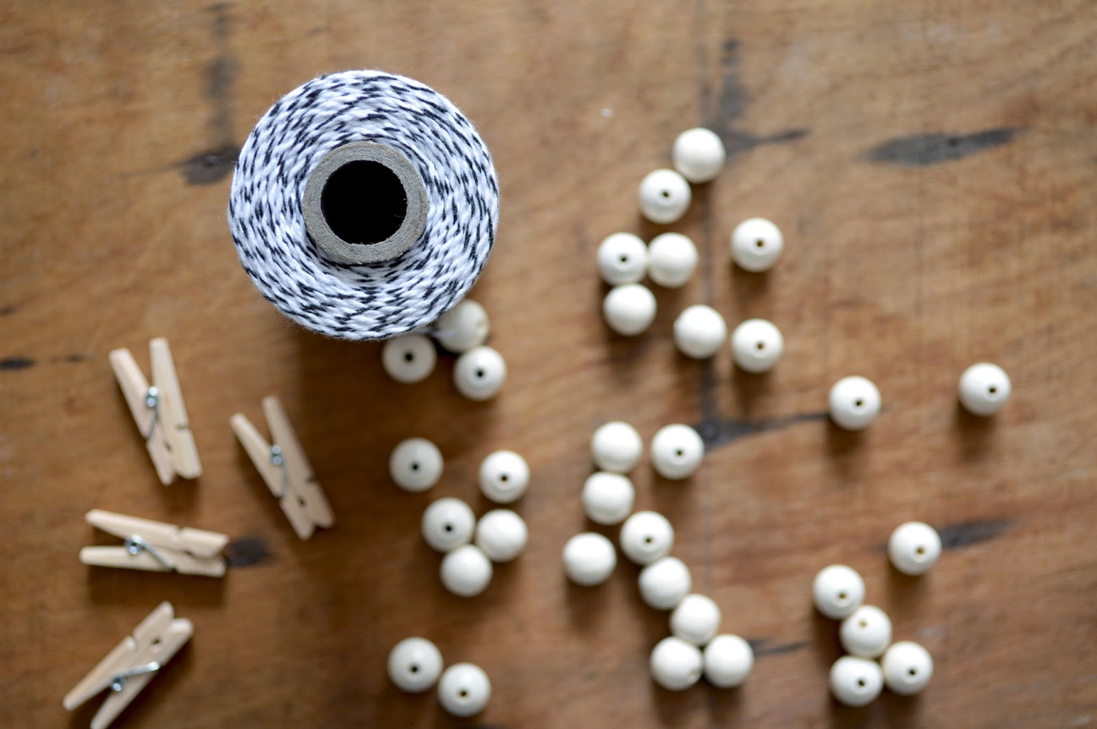 invisible crown The one with beads and clothespins